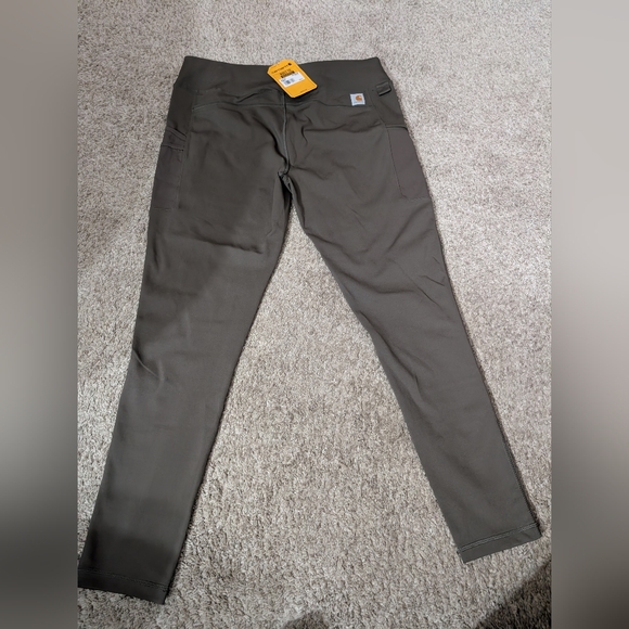 Carhartt Women’s Legging Force Fitted Lightweight Utility Size L Green BN3609-W - Picture 1 of 5